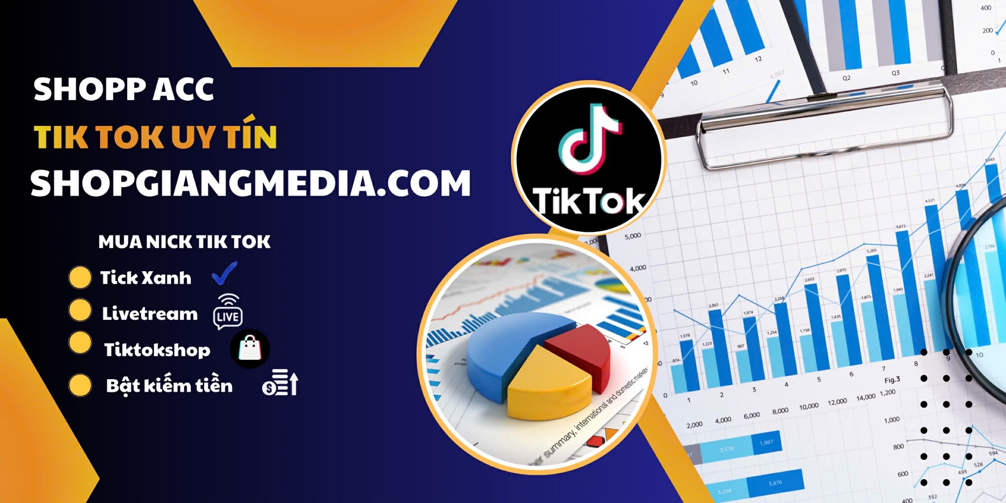 Shop bán acc TikTok